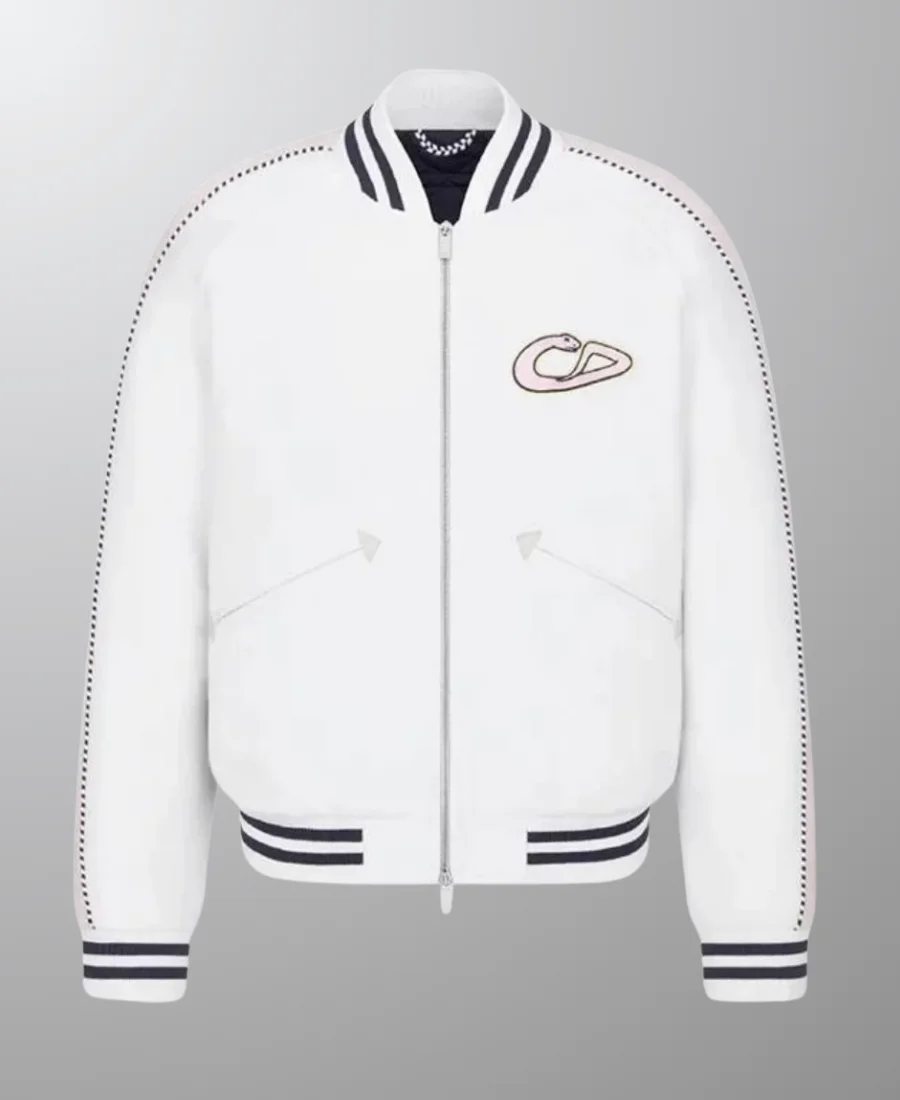 Kylian Mbappe X Christian Dior Varsity Jacket