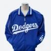 LA Dodgers Dugout Jacket Front Image