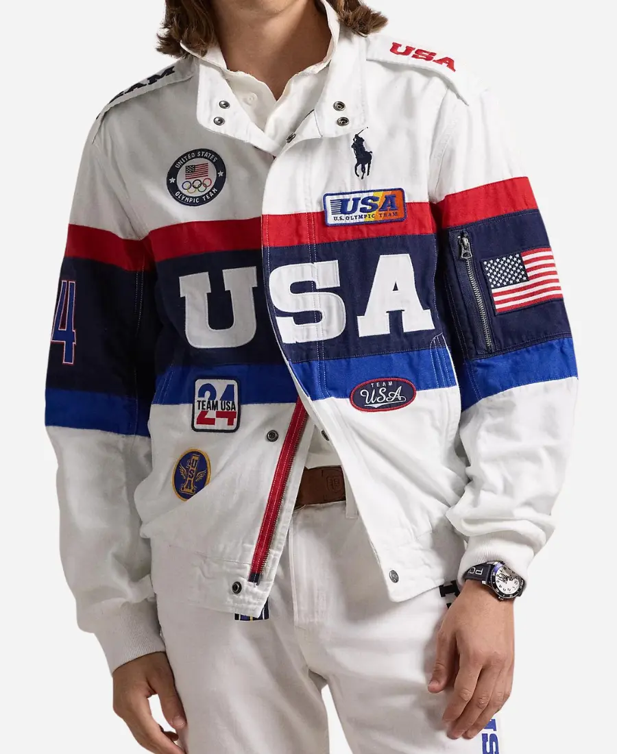 Lady Gaga Team USA Olympic Jacket