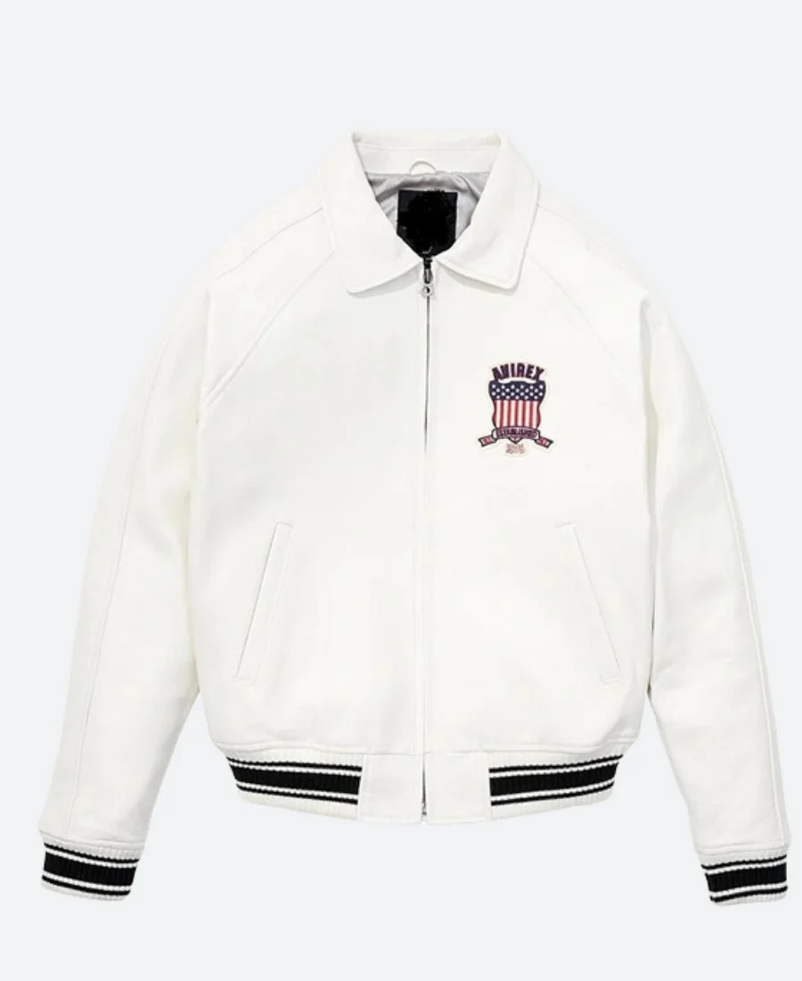 Lil Durk Avirex Leather Jacket