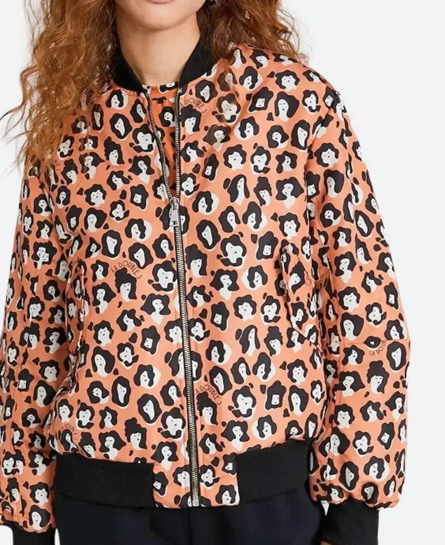 Lily Collins Emily in Paris S03 Leopard Jacket