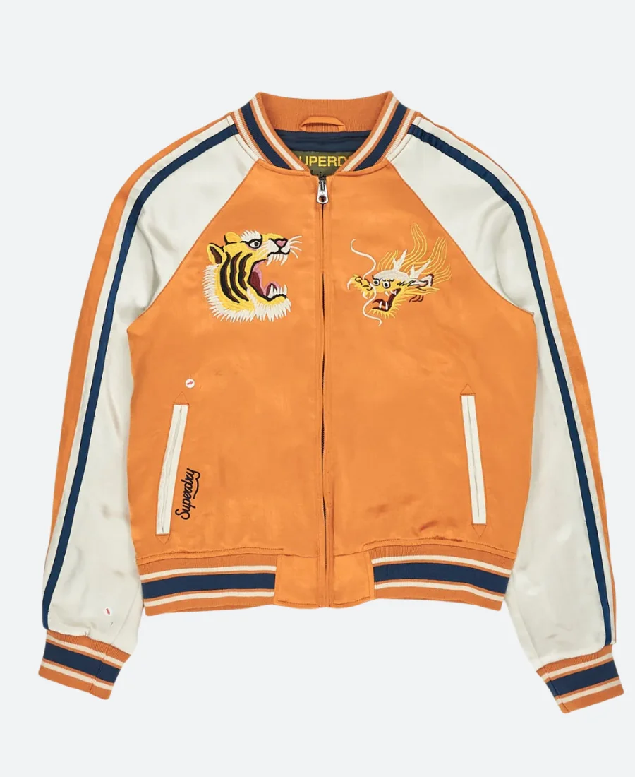 Malditos S01 Leti Embroidered Bomber Jacket