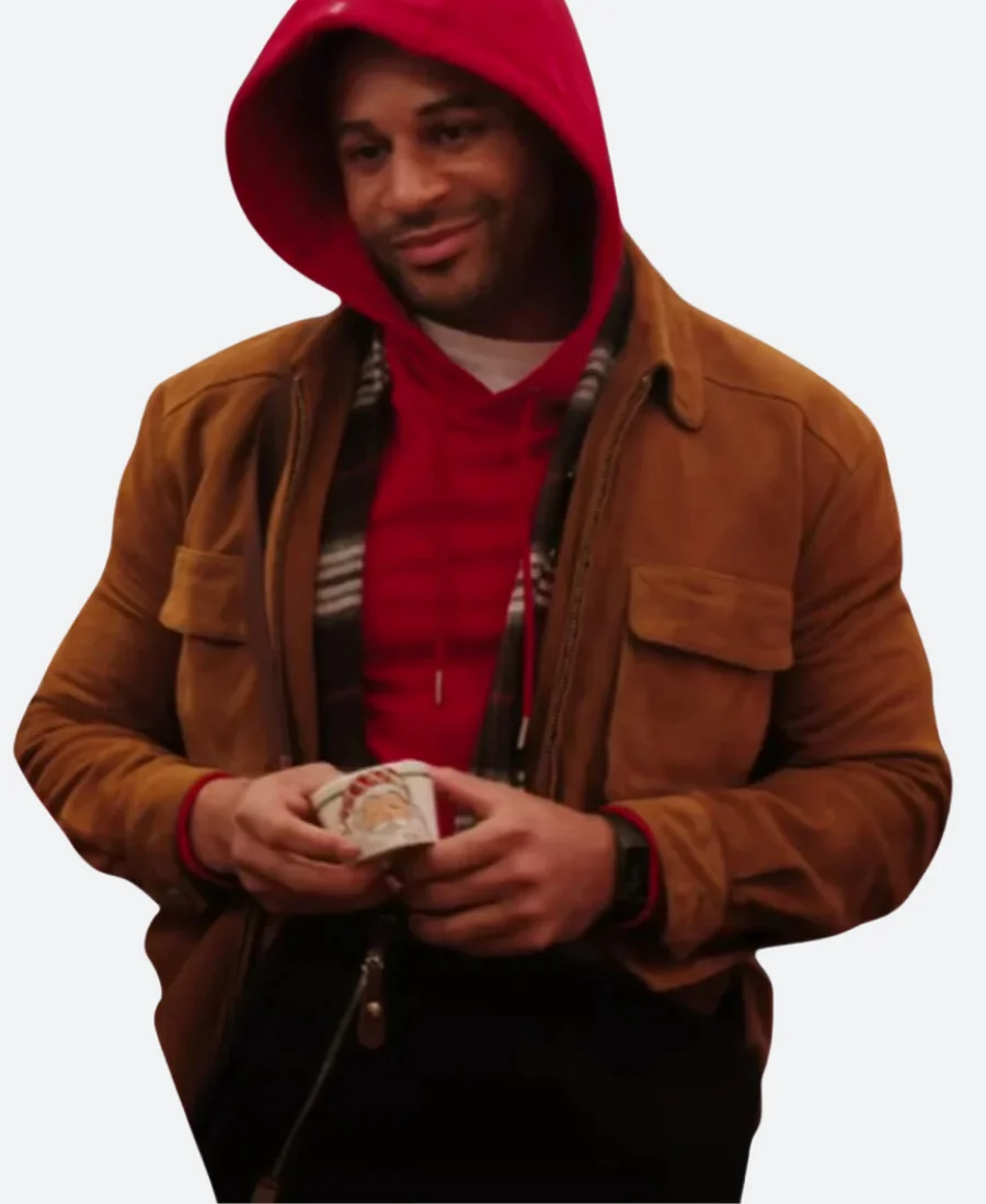 Meet Me Next Christmas Teddy Suede Leather Jacket