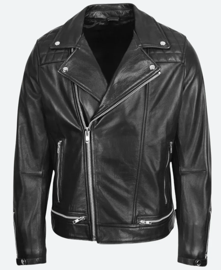 Motorcycle Biker Brando Leather Jacket