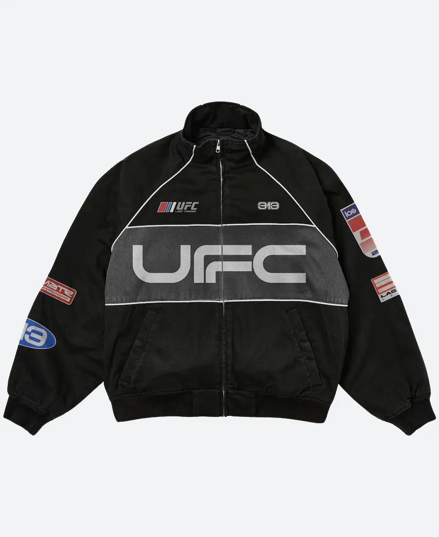 UFC 313 Asphalt Black Jacket