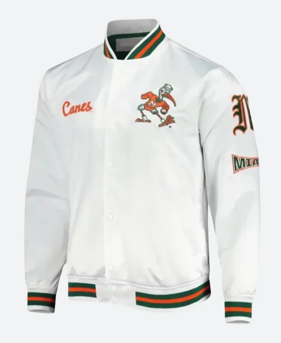 Miami Hurricanes Letterman Varsity Jacket