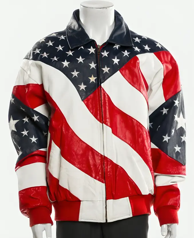 Michael Hoban American Flag Jacket