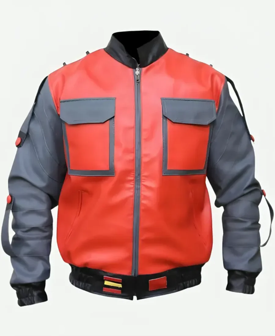 Michael J. Fox Back To The Future Leather Jacket