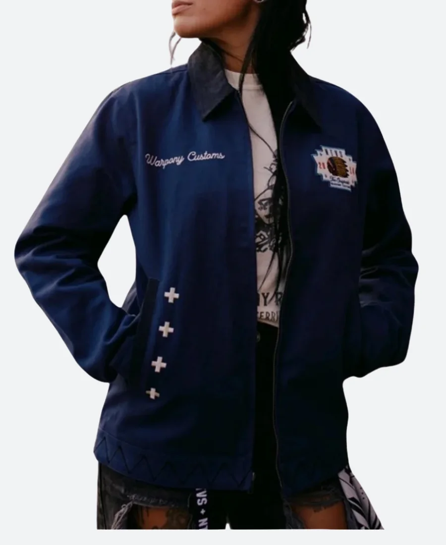 NTVS X SPJ Heritage Work Blue Jacket Front Image