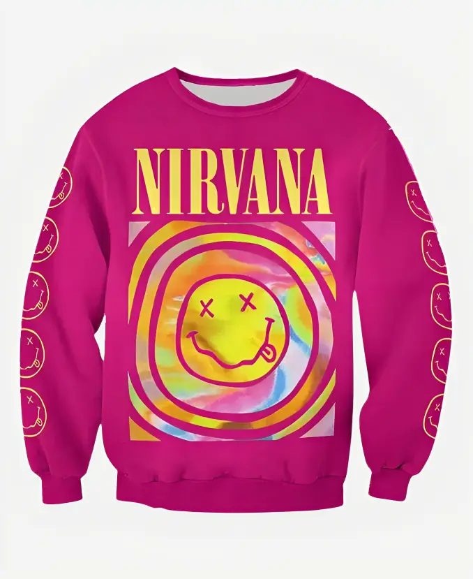 Nirvana Pink Sweatshirt