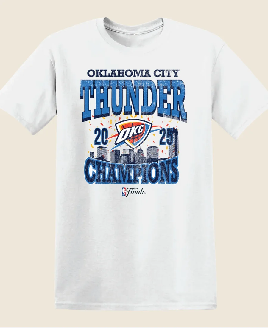 OKC Thunder 2025 Champion T Shirt