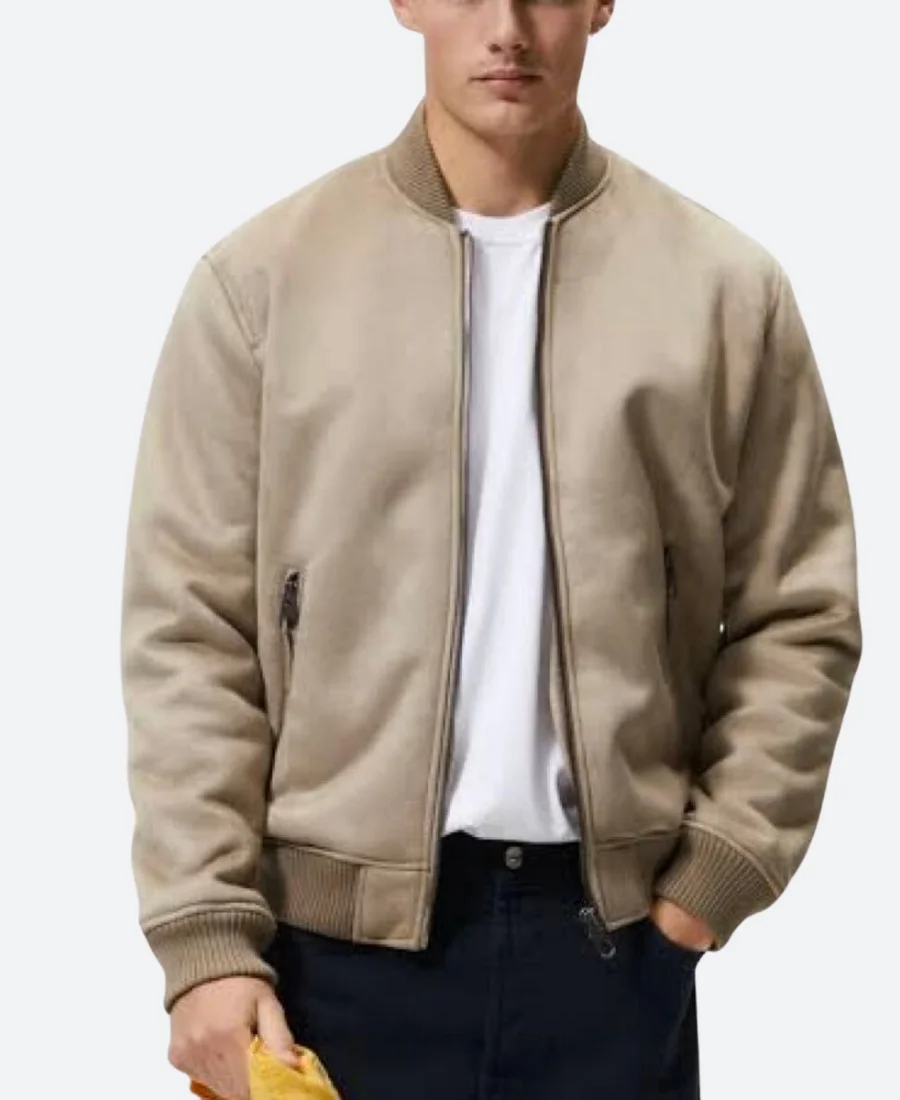 Only Murders in the Building S02 Ty Wessex Suede Leather Jacket