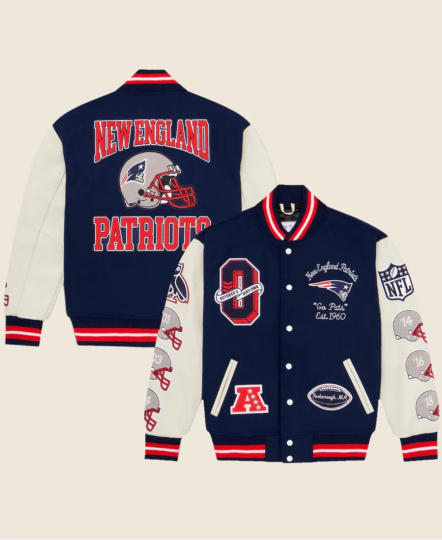 OVO New England Patriots Varsity Jacket
