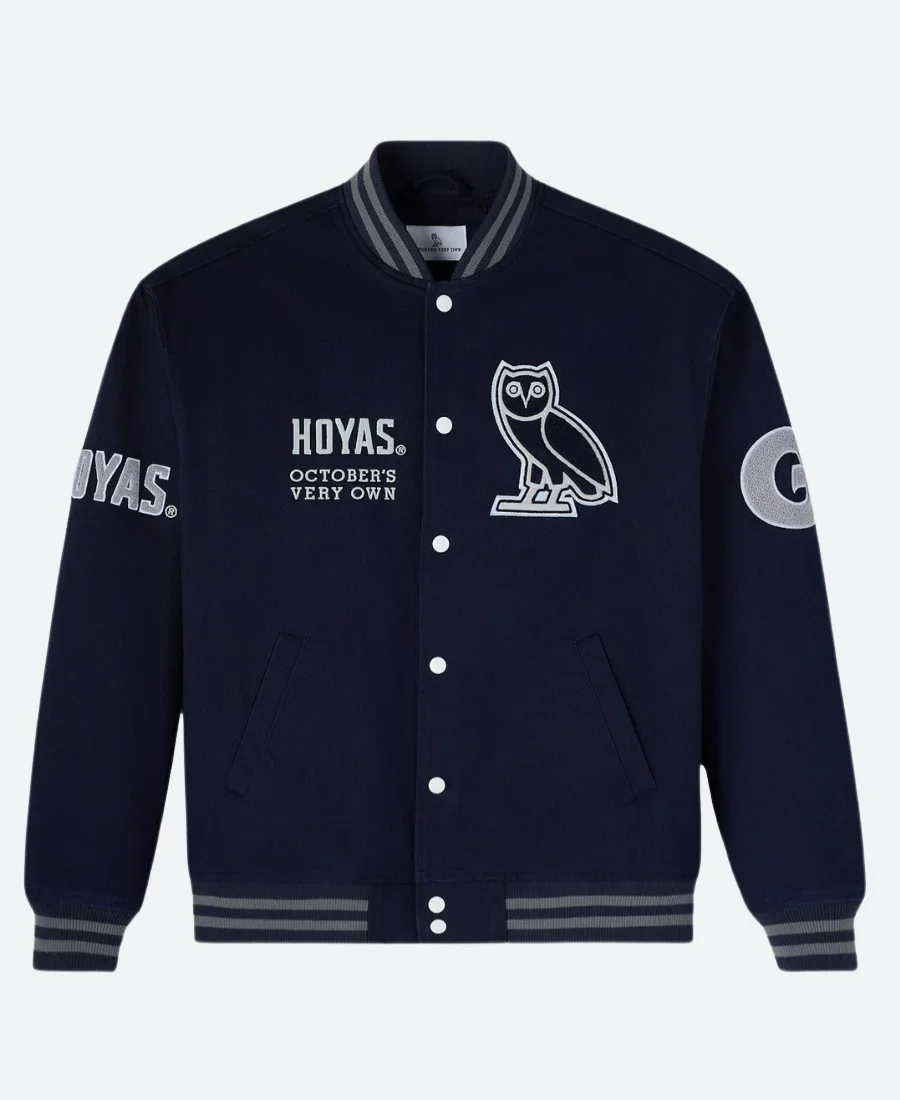 OVO X Georgetown Hoyas Varsity Jacket