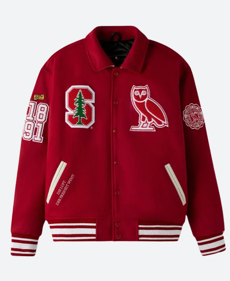 OVO X Stanford University Varsity Jacket