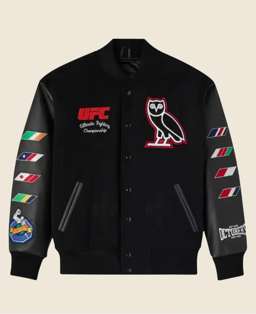 OVO X UFC Championship Varsity Jacket