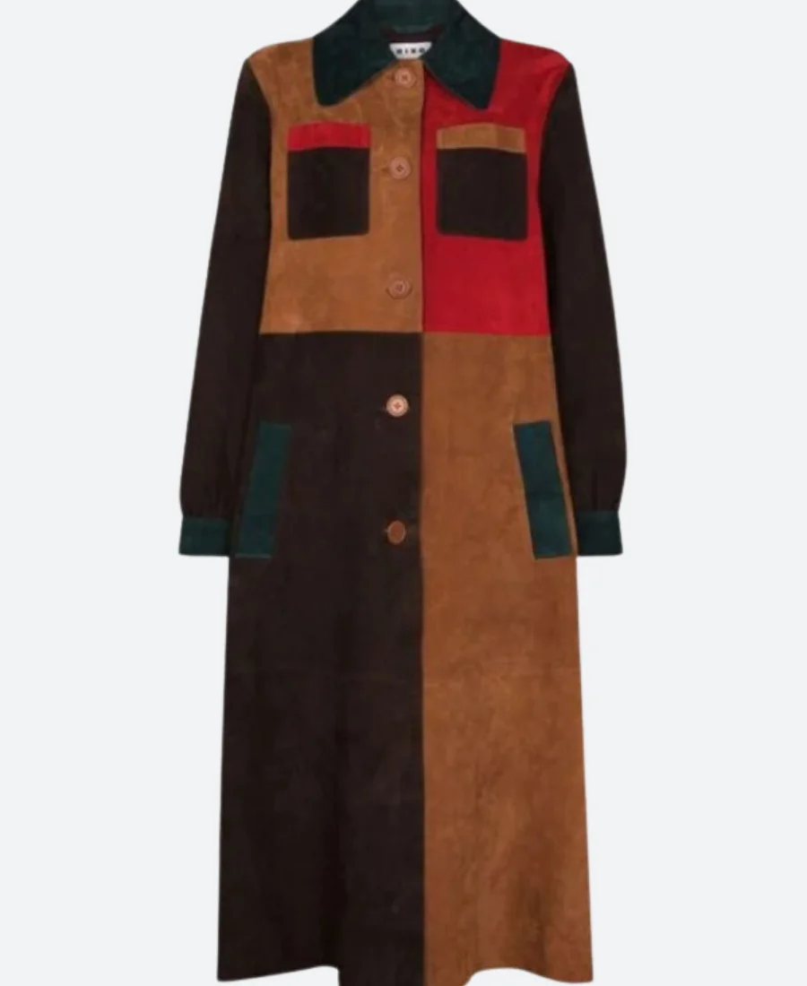 Only Murders In The Building S4 Mabel Mora Suede Coat