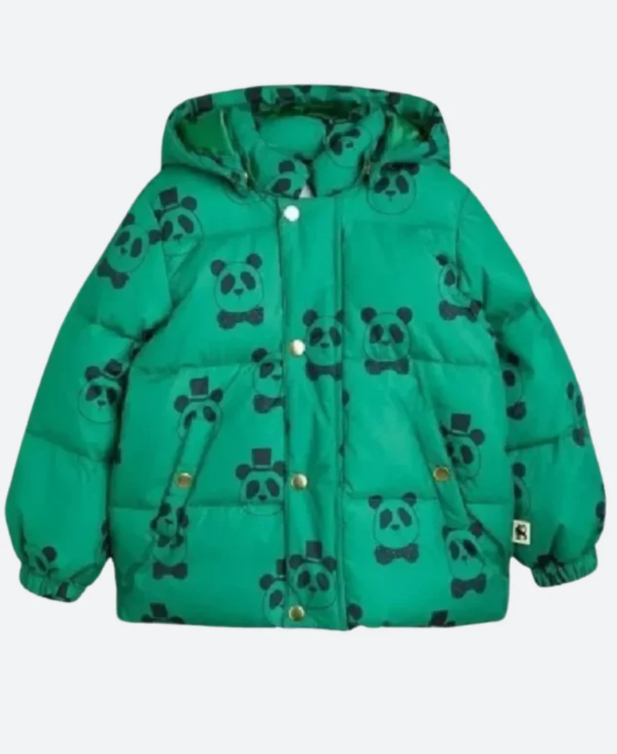 Panda Hooded Puffer Jacket