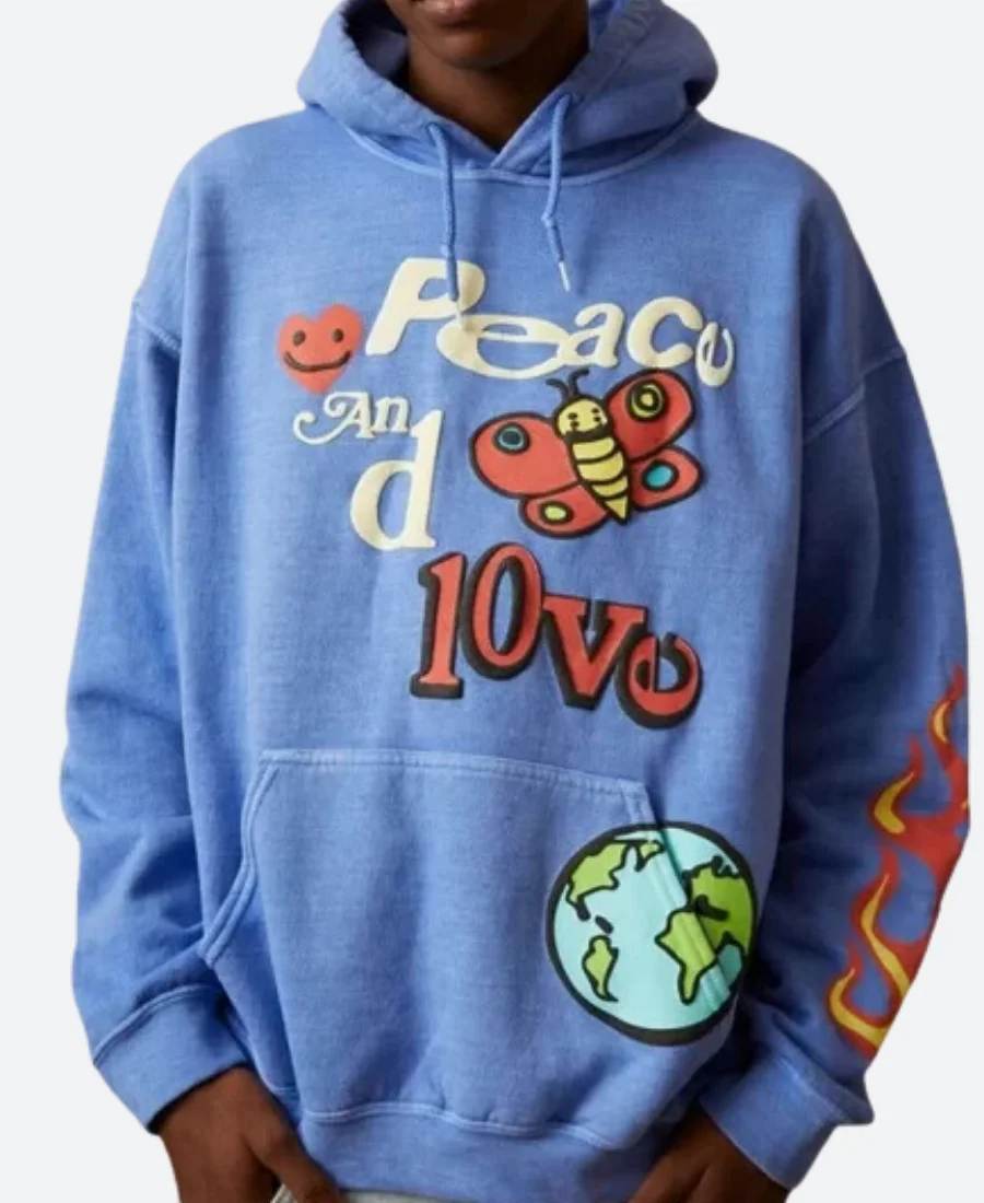 Peace And Love Pullover Hoodie