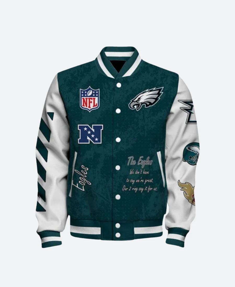 Philadelphia Eagles 2X Super Bowl Varsity Jacket