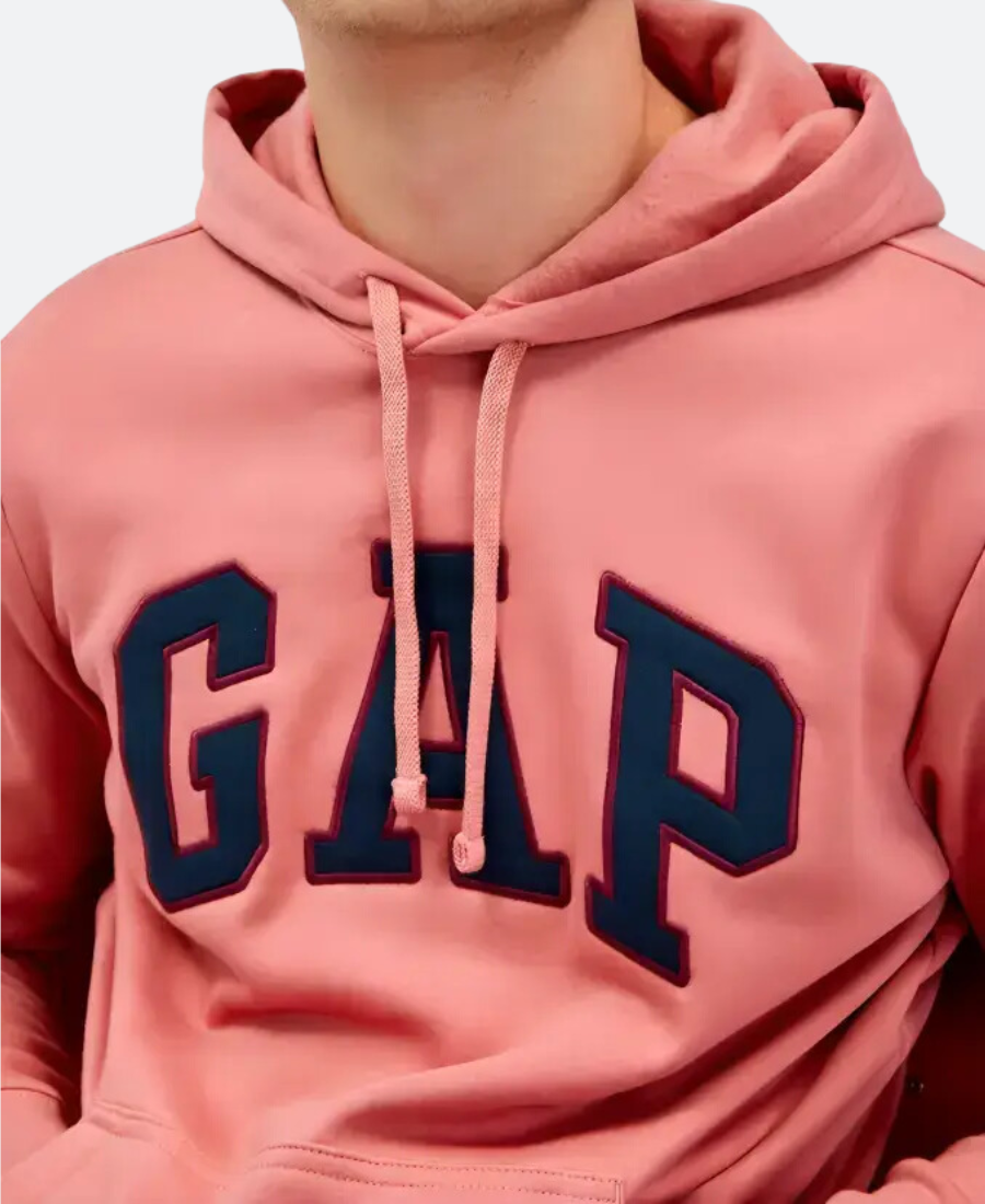 Pink Gap Pullover Hoodie