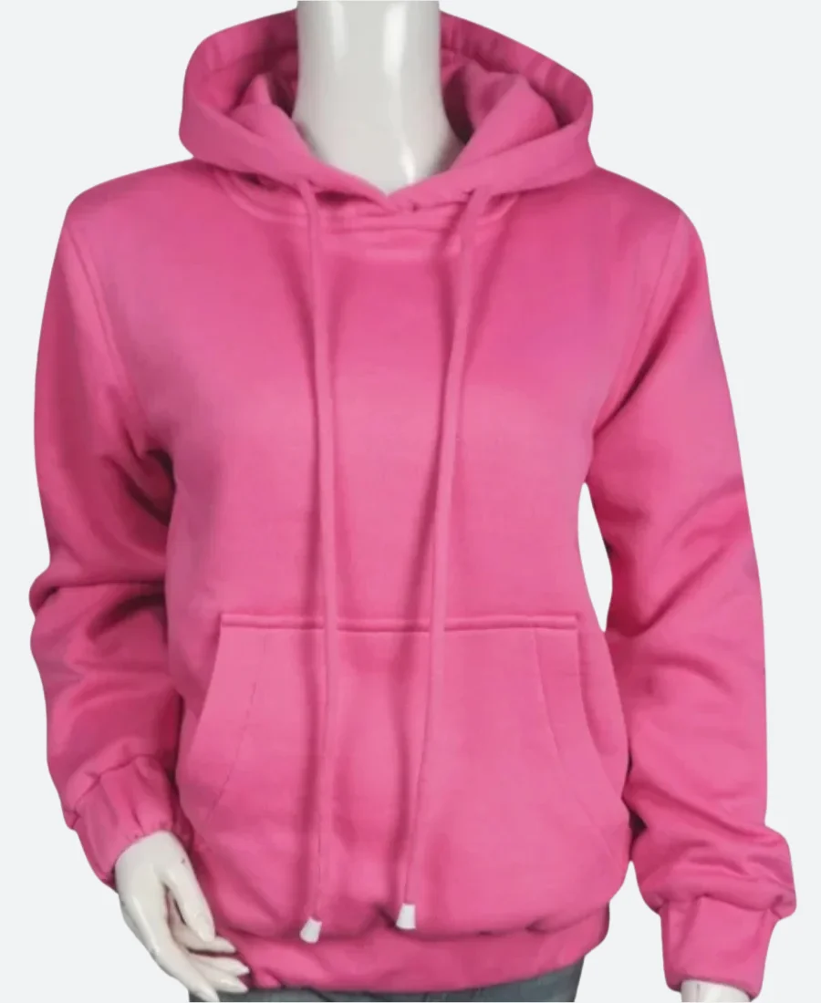 Pink Pullover Hoodie