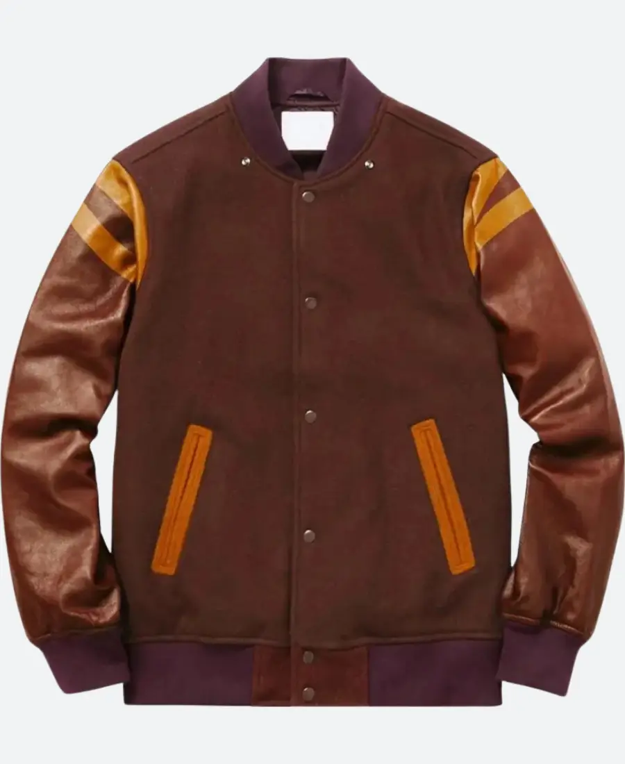 Q Xo Kitty Brown Varsity Jacket