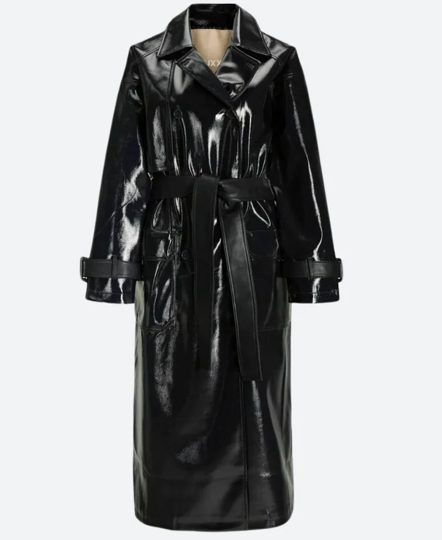 Real Housewives of Beverly Hills S14 Bozoma Saint John Leather Coat