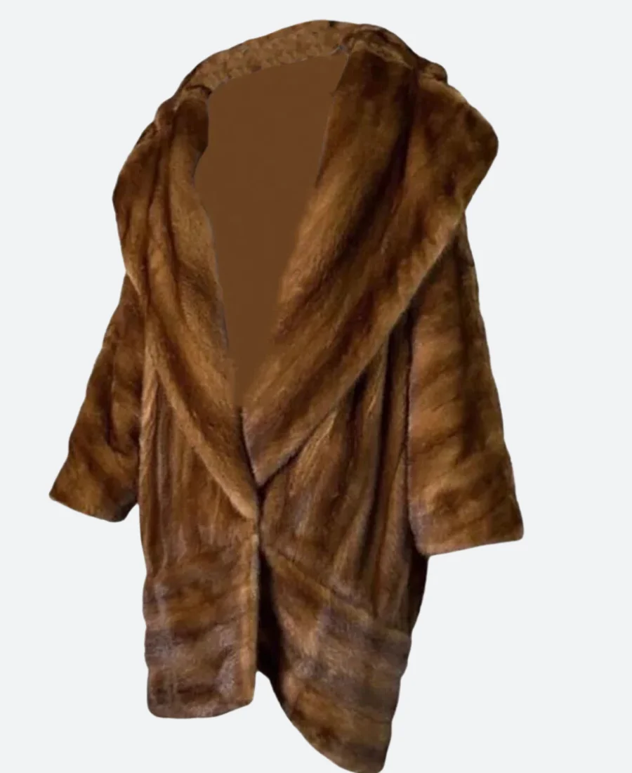 Rihanna NYC Fur Hooded Coat
