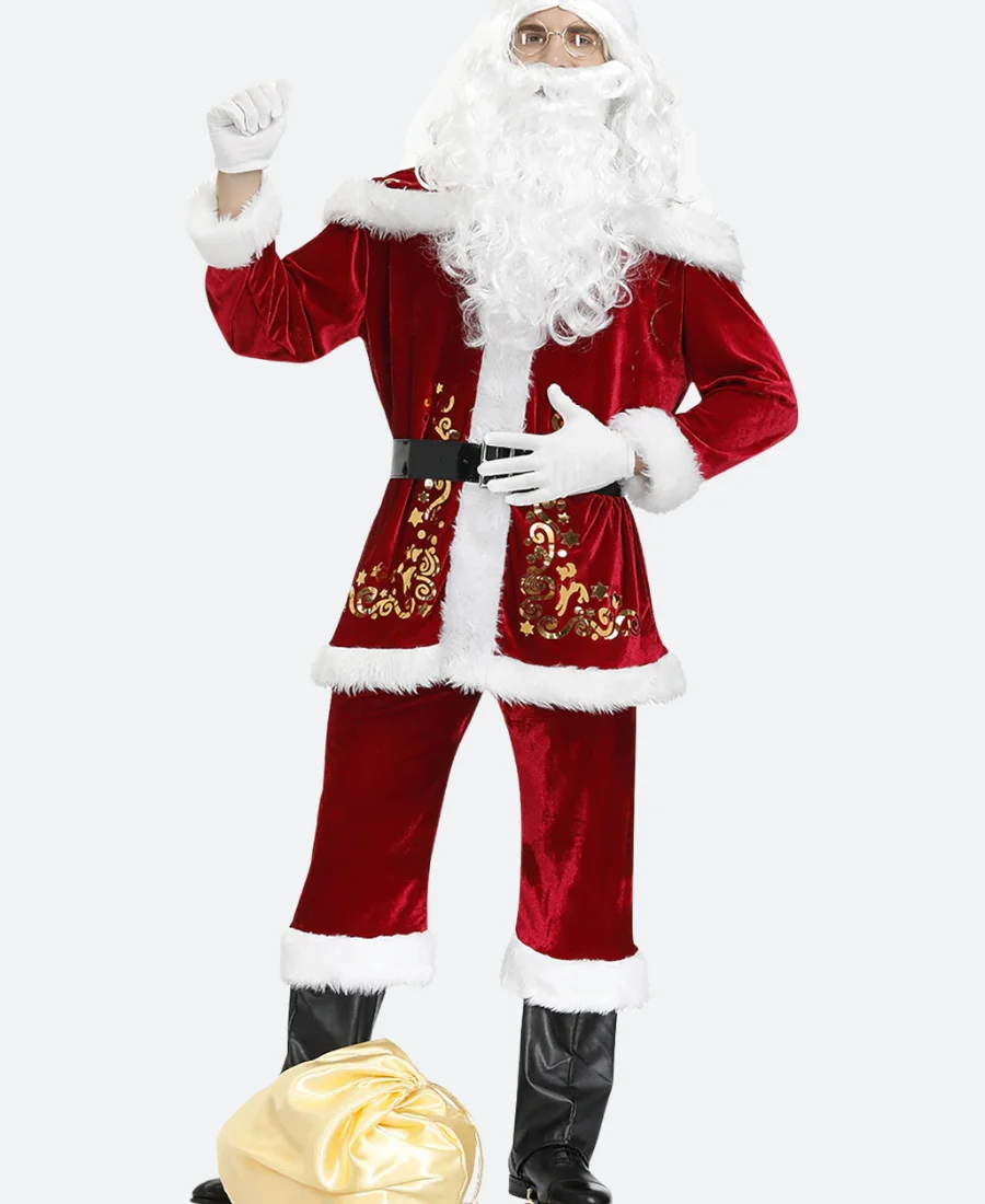 Santa Claus Christmas Cosplay Costume