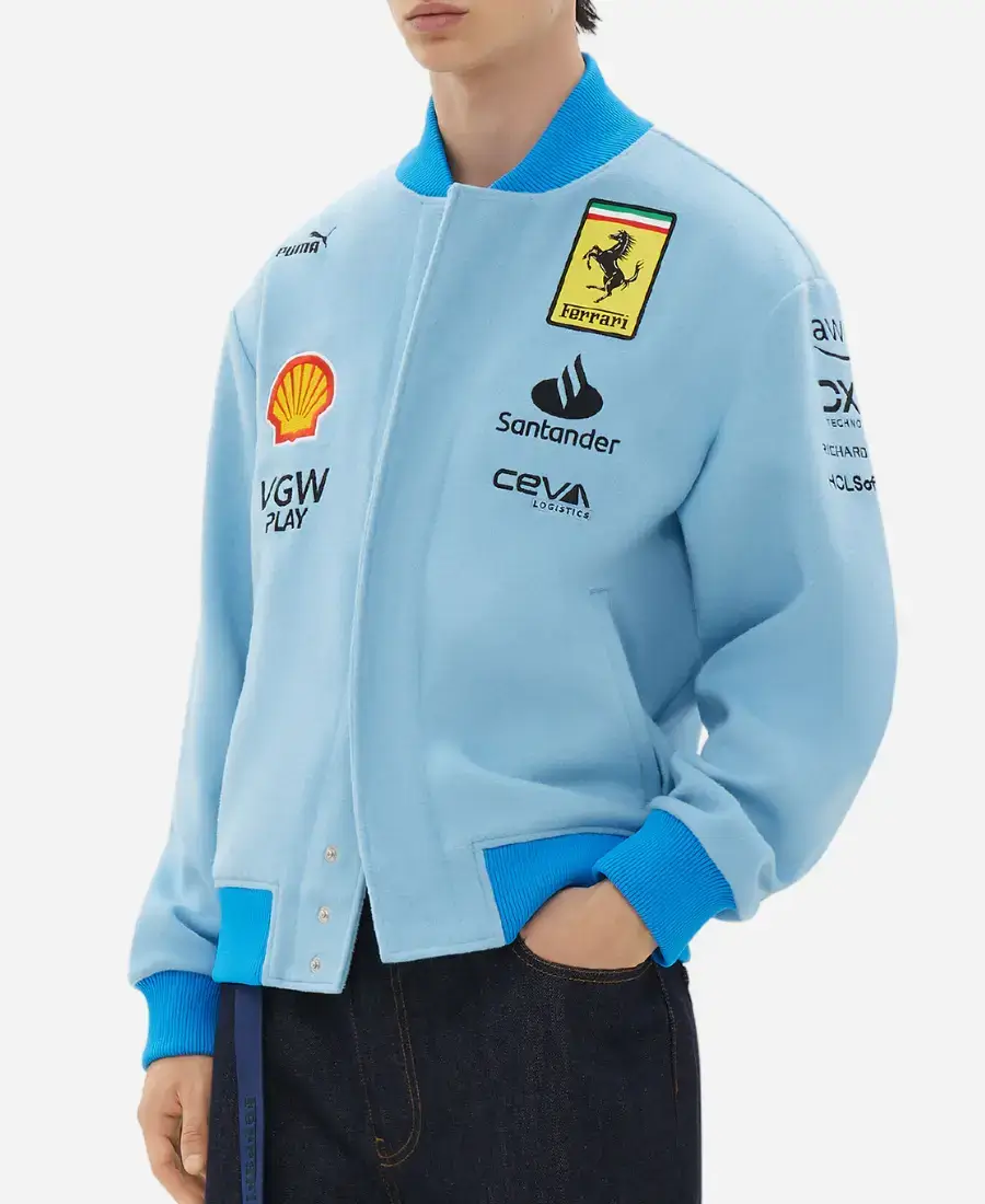 Scuderia Ferrari F1 Miami Blue Jacket