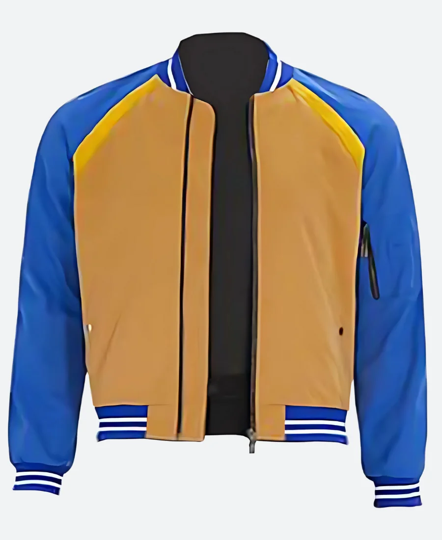 Simu Liu Shang Chi Blue & Brown Jacket