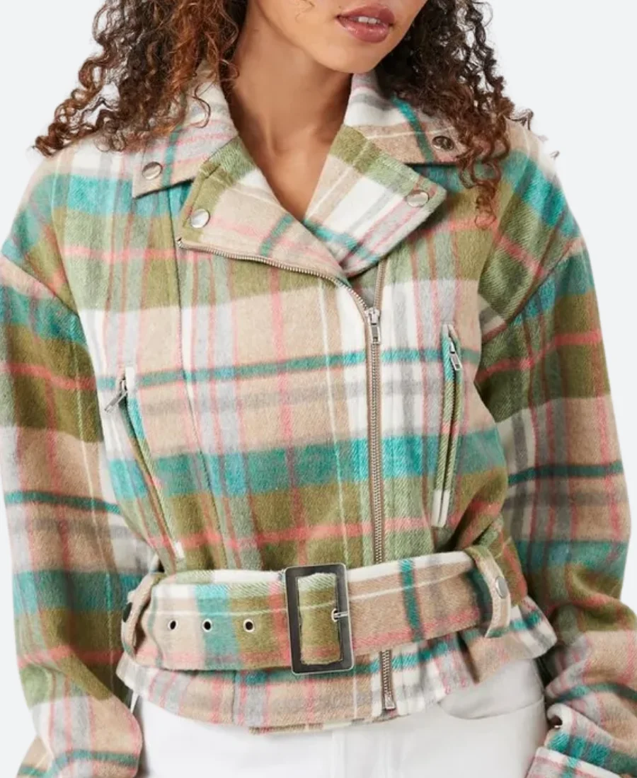 Sisterhood Inc Izzy Plaid Jacket