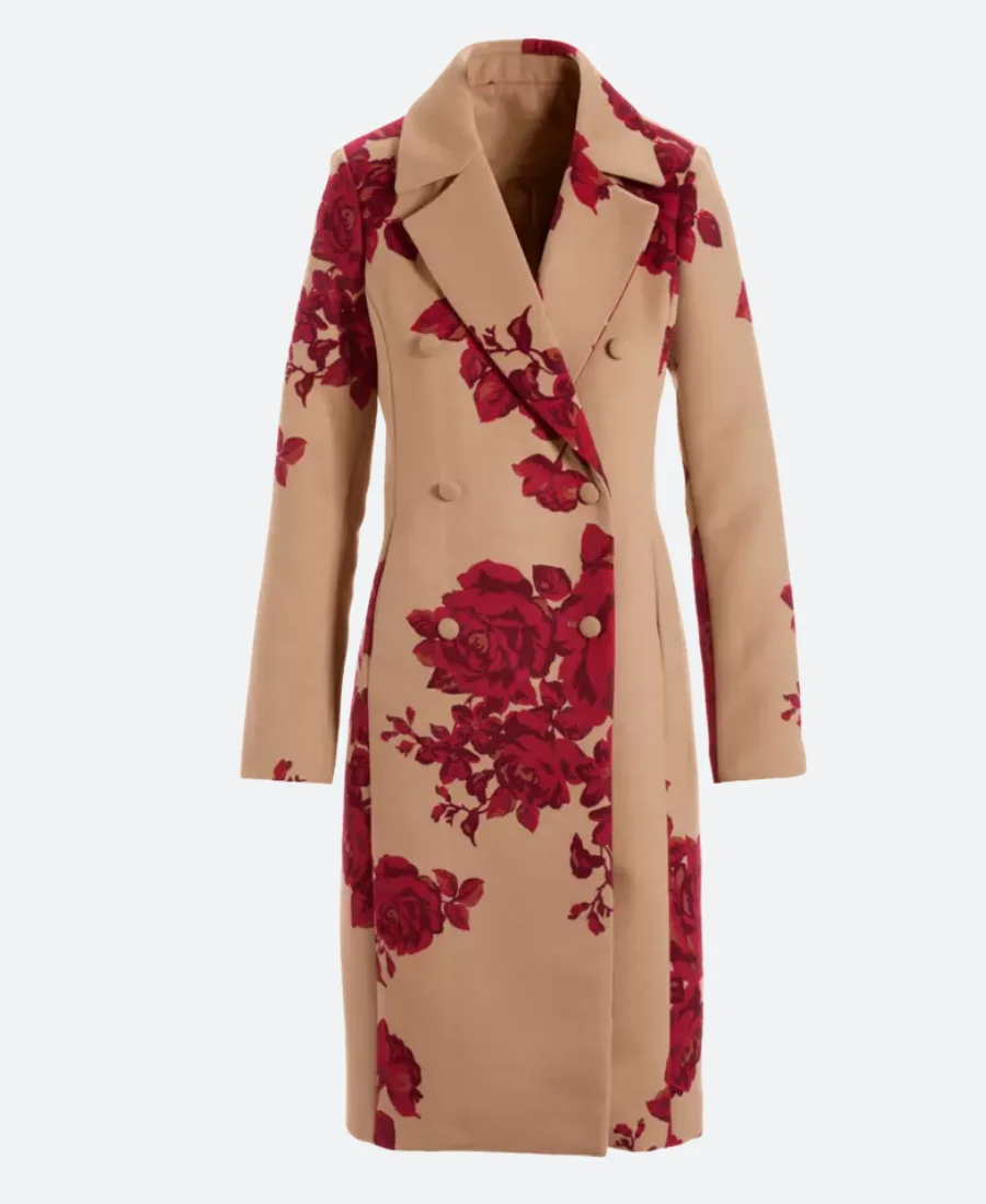 Sisterhood Inc Megan Floral Trench Coat