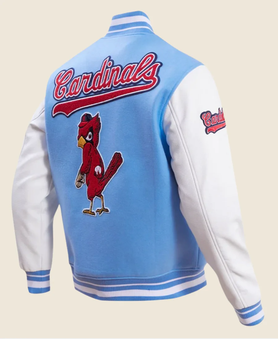 St. Louis Cardinals Diy Pick Varsity Jacket Back Image