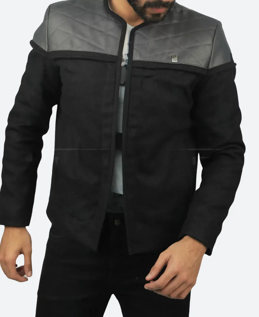 Star Trek Jean Luc Picard Leather Jacket
