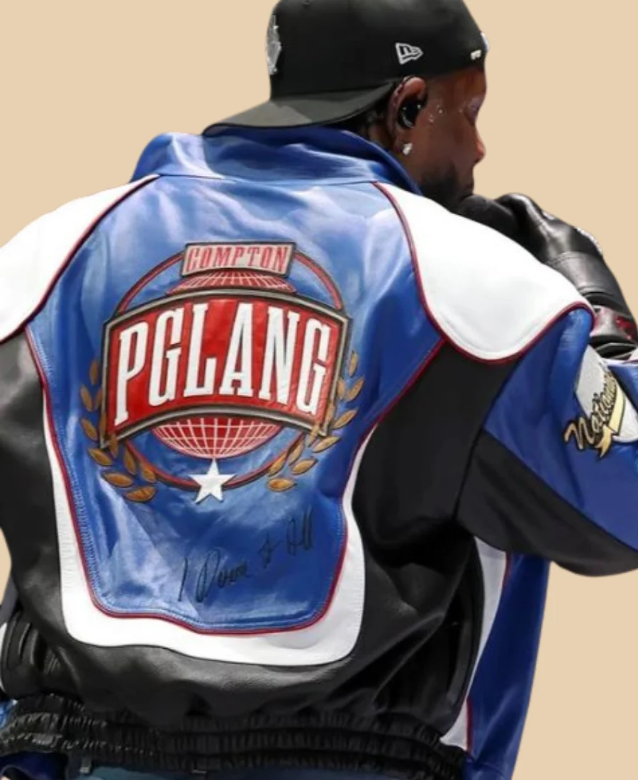 Super Bowl Halftime Show 2025 Kendrick Lamar Varsity Jacket Back Image