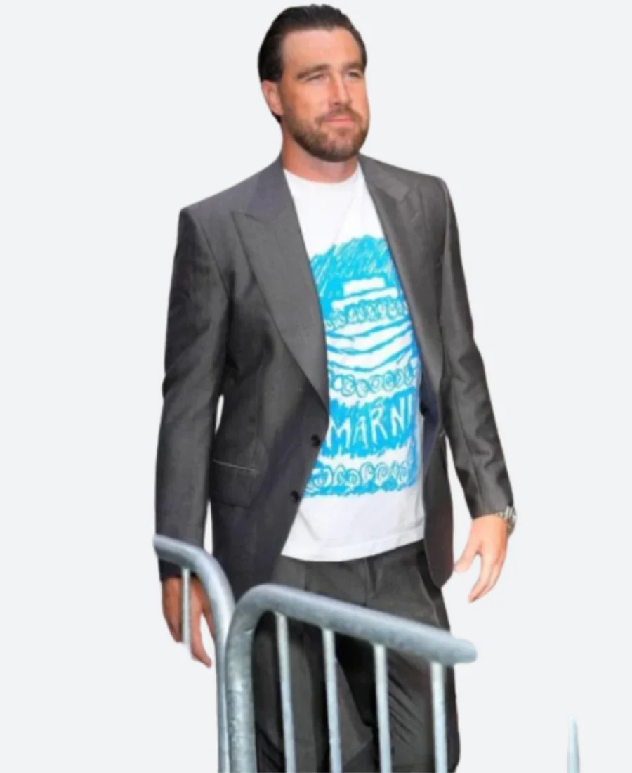 Travis Kelce Amazon 2025 Upfront Blazer