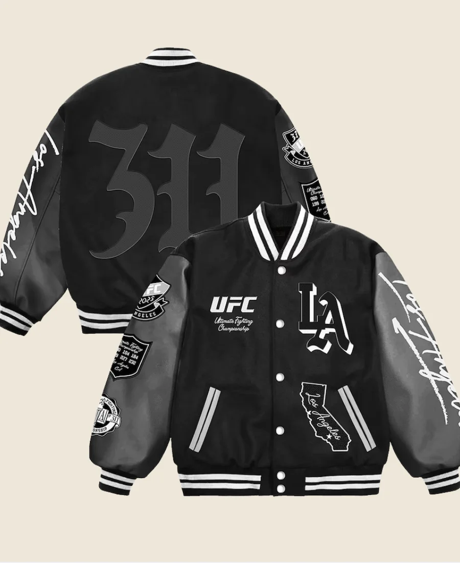 UFC 311 Los Angeles 2025 Varsity Jacket