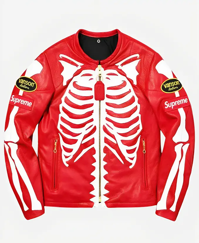 Vanson Skeleton Supreme Leather Jacket
