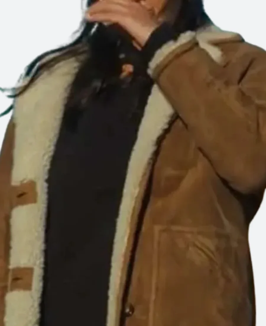 Wingwomen 2023 Alex Shearling Suede Leather Jacket