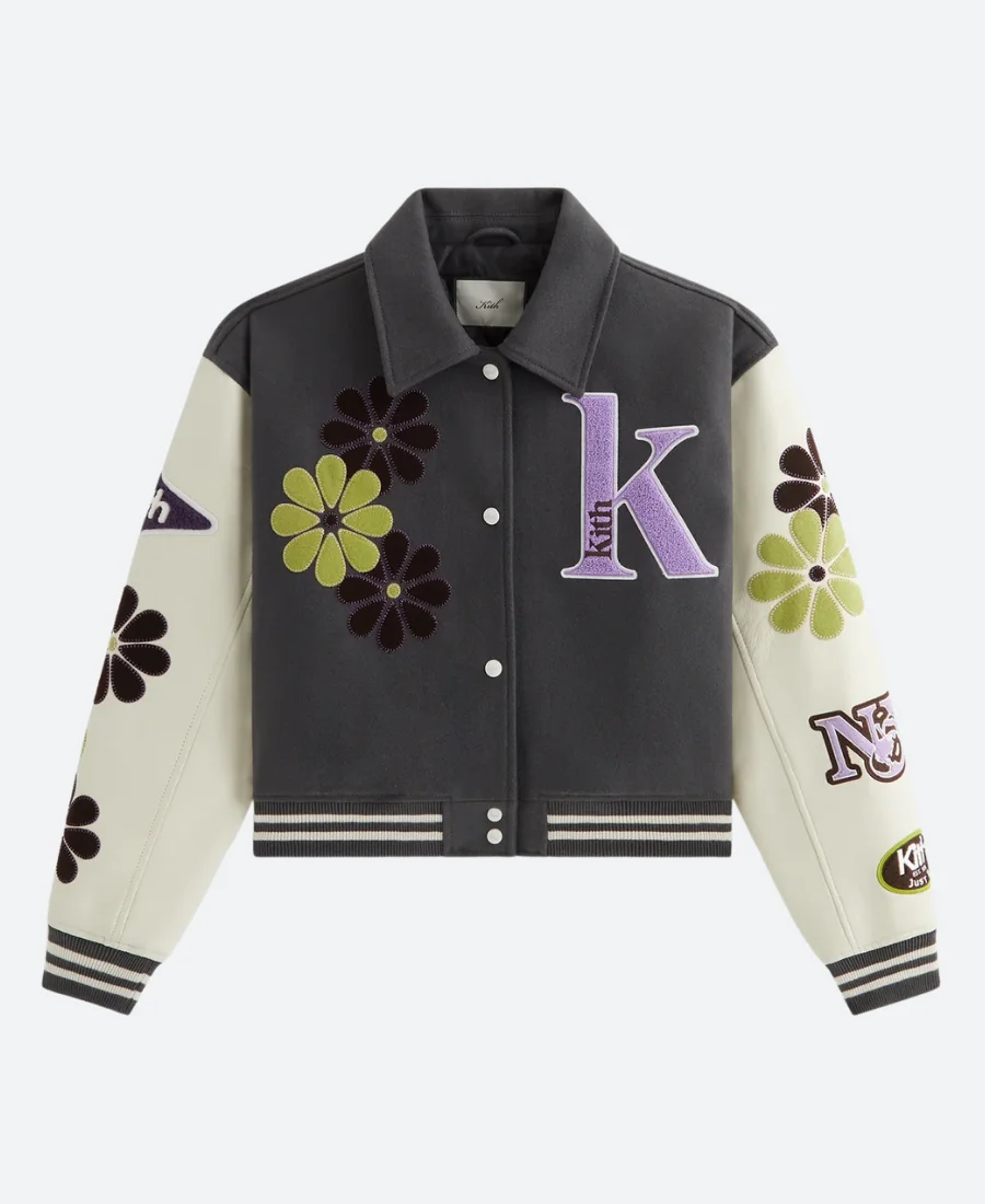 kith Campbell Floral Varsity Jacket